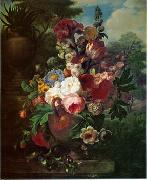 Floral, beautiful classical still life of flowers.118 unknow artist